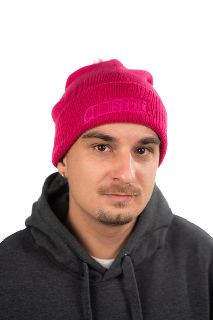 LE BONNET ROSE POMPON ROSE