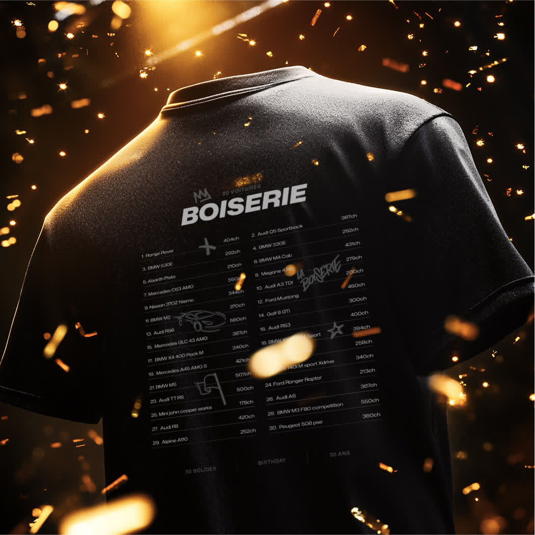 T-shirt Bonus Concours 30 Ans