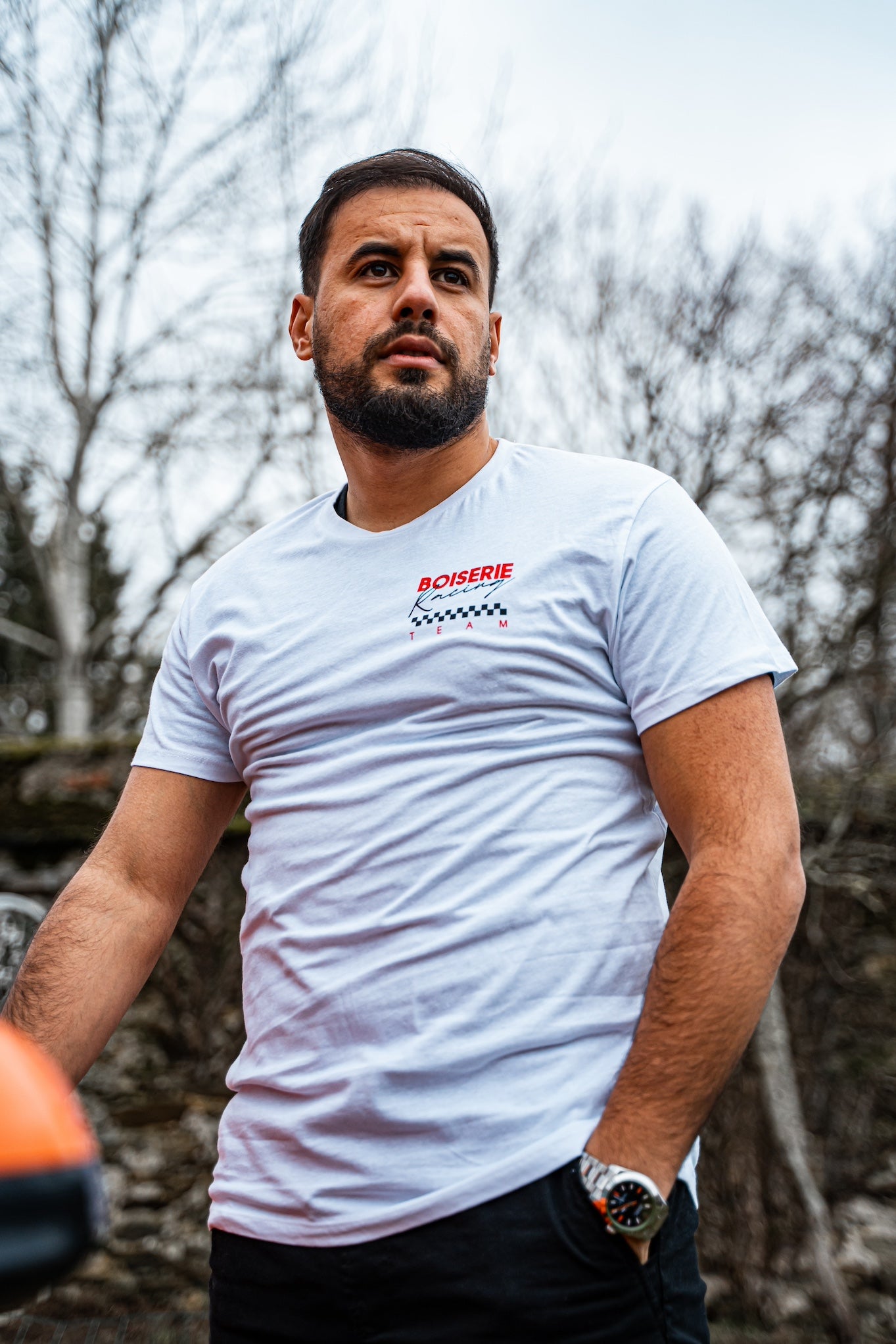 LE T-SHIRT RACING TEAM BLANC