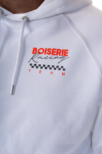 LE SWEAT BOISERIE RACING TEAM BLANC