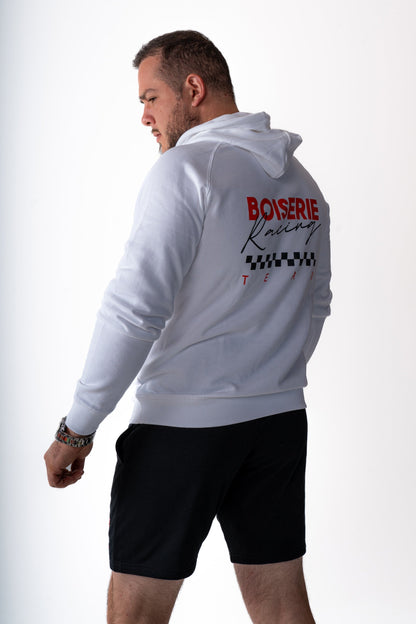 LE SWEAT BOISERIE RACING TEAM BLANC