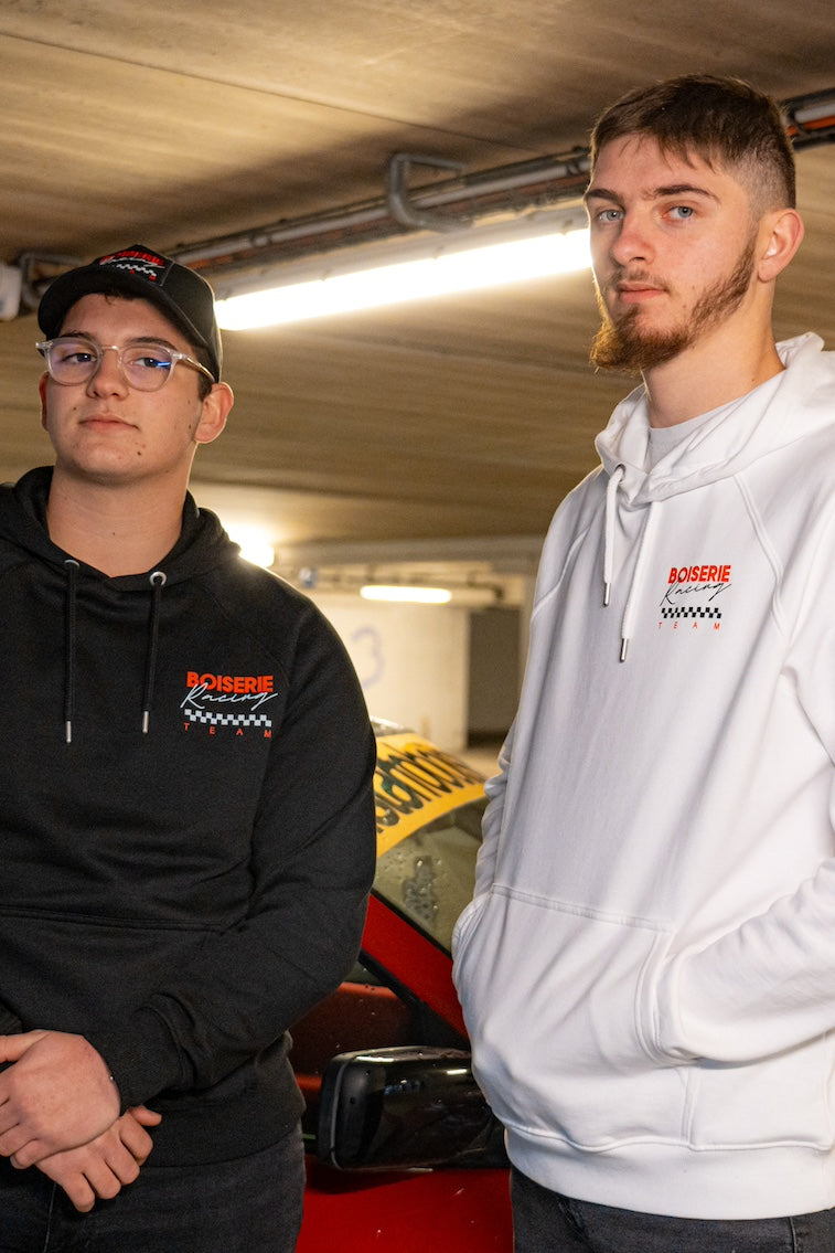 LE SWEAT BOISERIE RACING TEAM BLANC