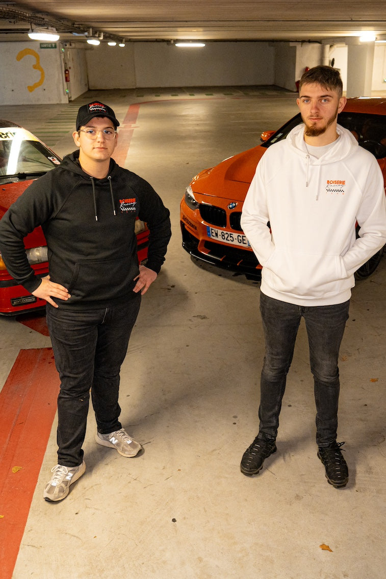 LE SWEAT BOISERIE RACING TEAM BLANC