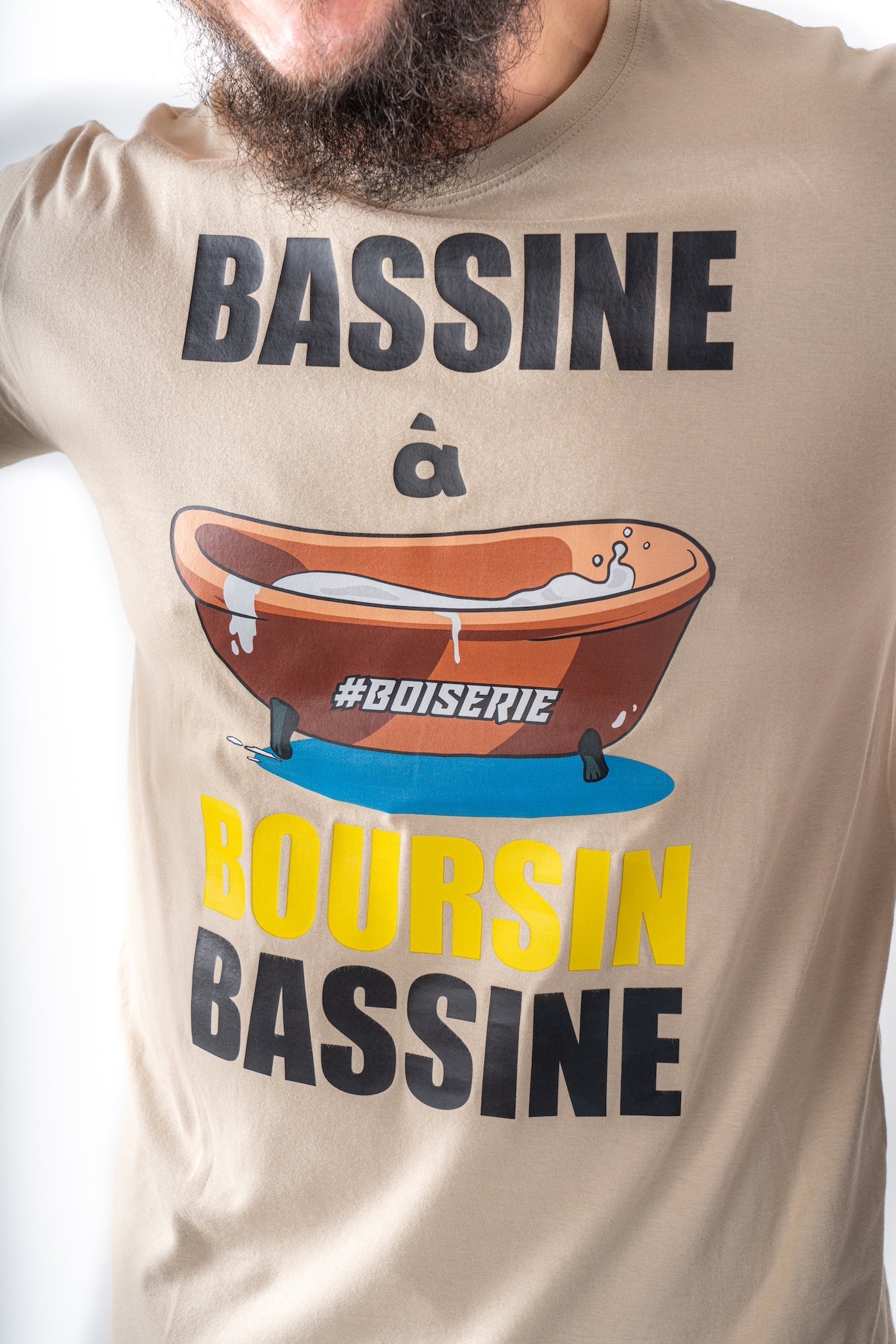 LE T-SHIRT BASSINE A BOURSIN