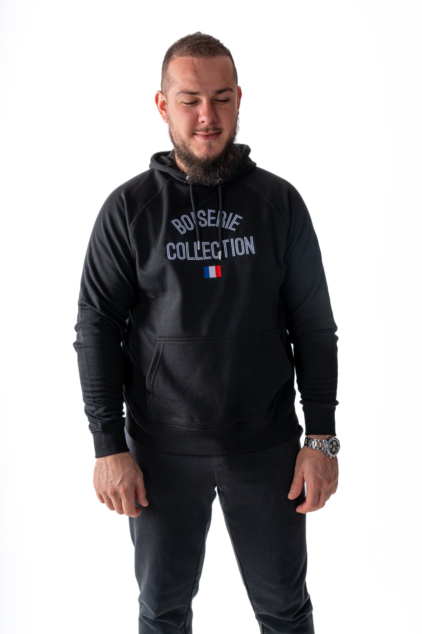 LE SWEAT BOISERIE COLLECTION 2.0 NOIR