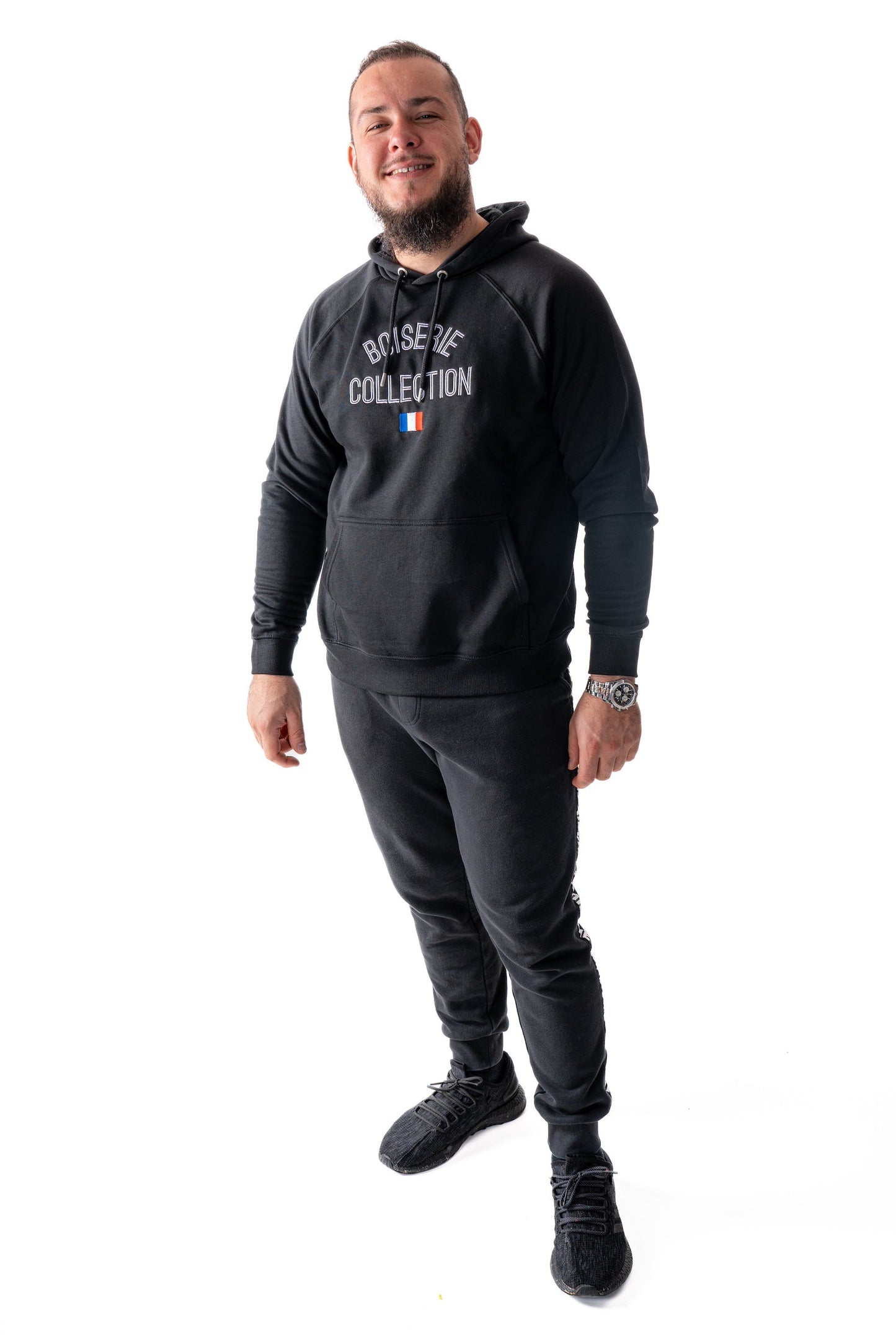 LE SWEAT BOISERIE COLLECTION 2.0 NOIR