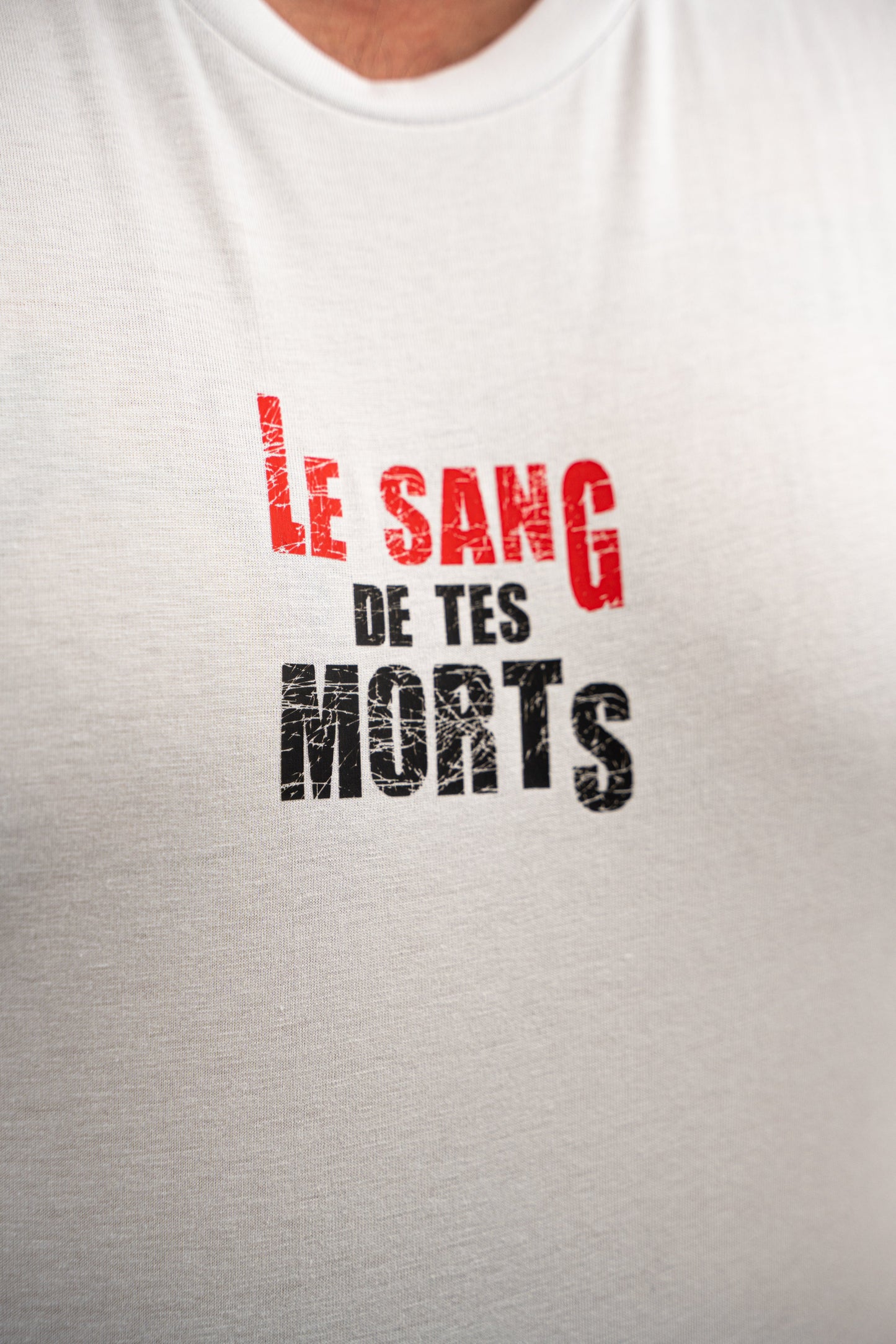 LE T-SHIRT SANG DE TES MORTS BLANC