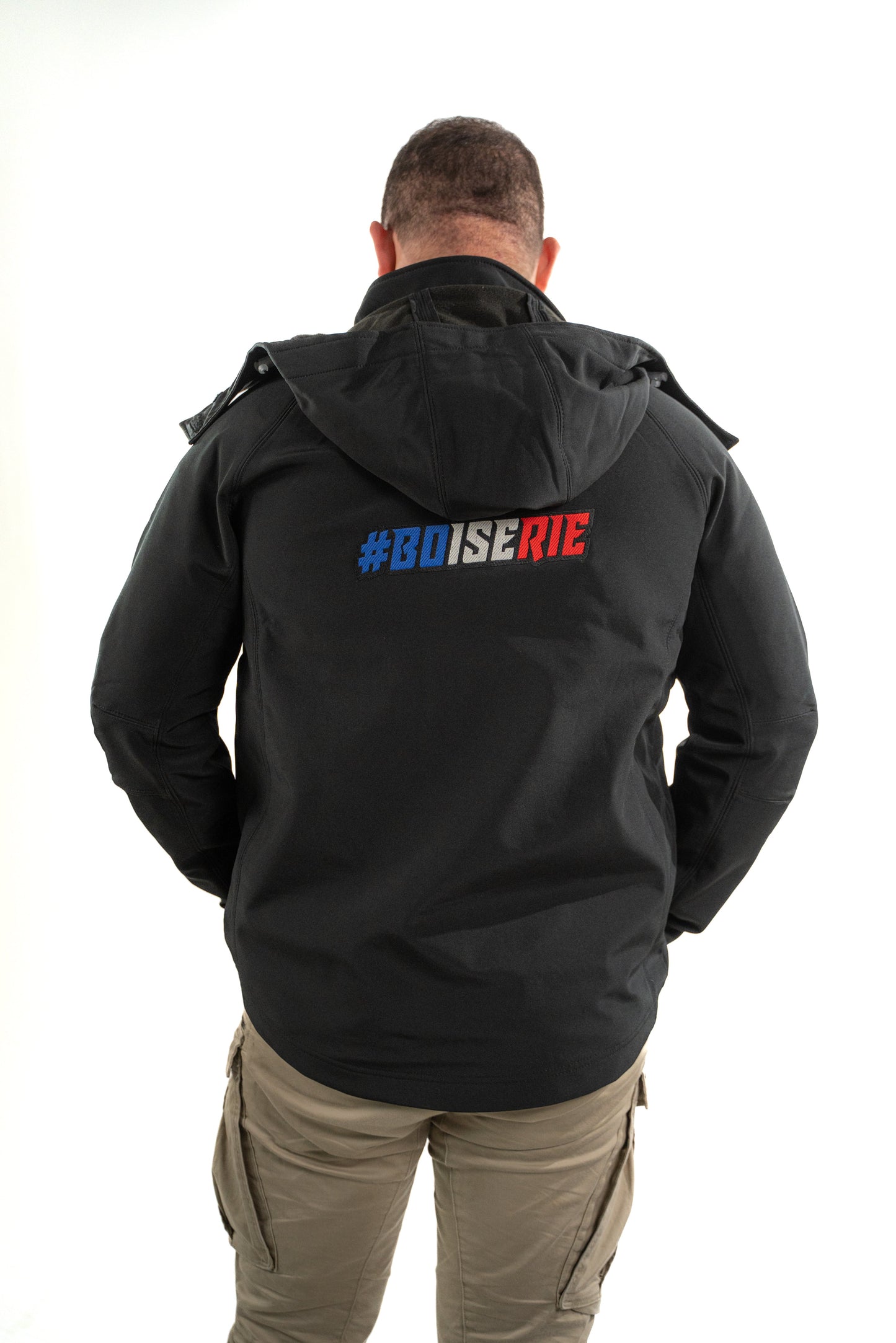 LA SOFTSHELL NOIRE BRODÉ PATRIOT